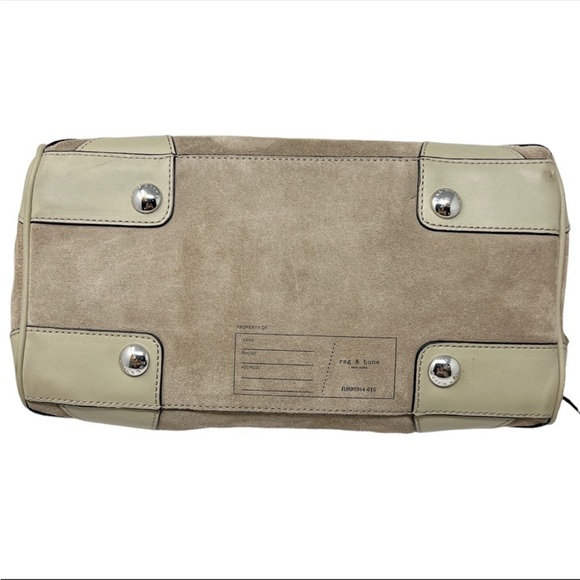 Rag & Bone Suede and Leather Small Flight Satchel - Picture 3 of 8